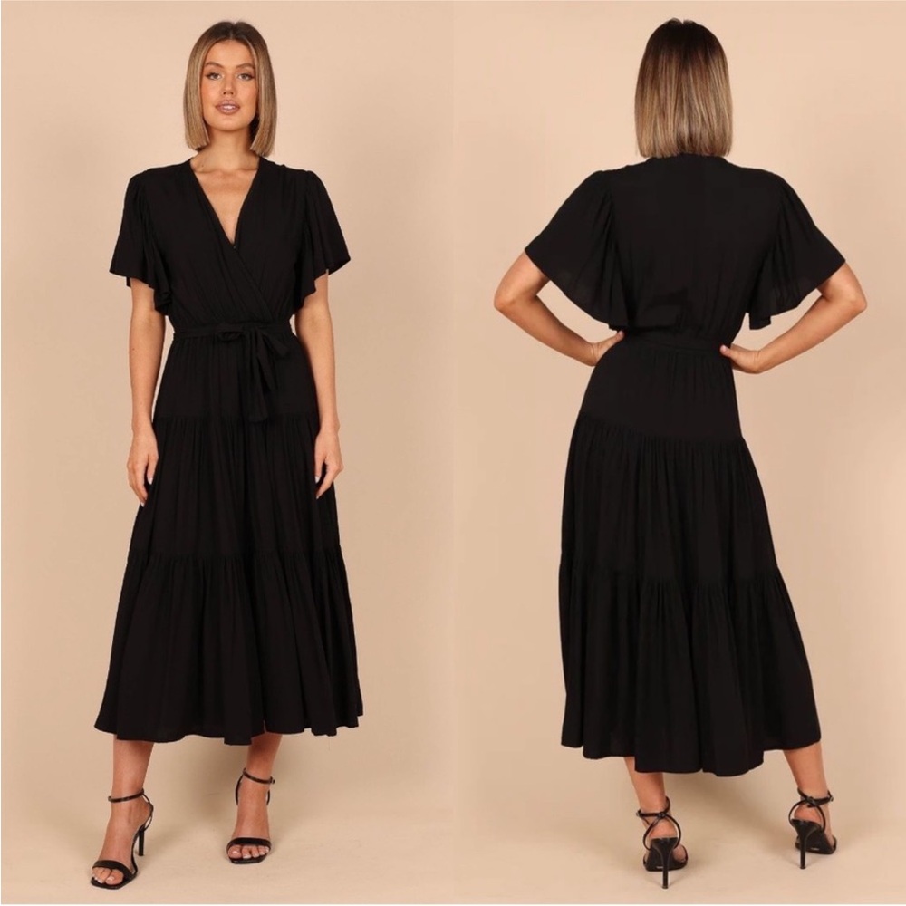 NWT Petal & Pup Black Barker Dress